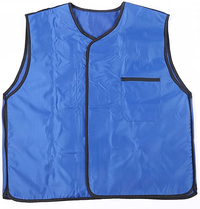 GDAE10 0.5mmpb X-Ray Protection Vest, Radiation Protective Lightweight Lead Apron Shield Clothing Waistcoat CT Suit Free size