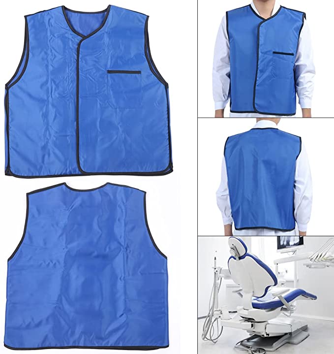 GDAE10 0.5mmpb X-Ray Protection Vest, Radiation Protective Lightweight Lead Apron Shield Clothing Waistcoat CT Suit Free size